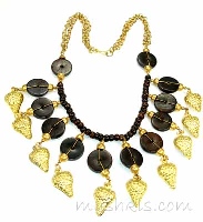 Indian ethnic necklace - click here for large view